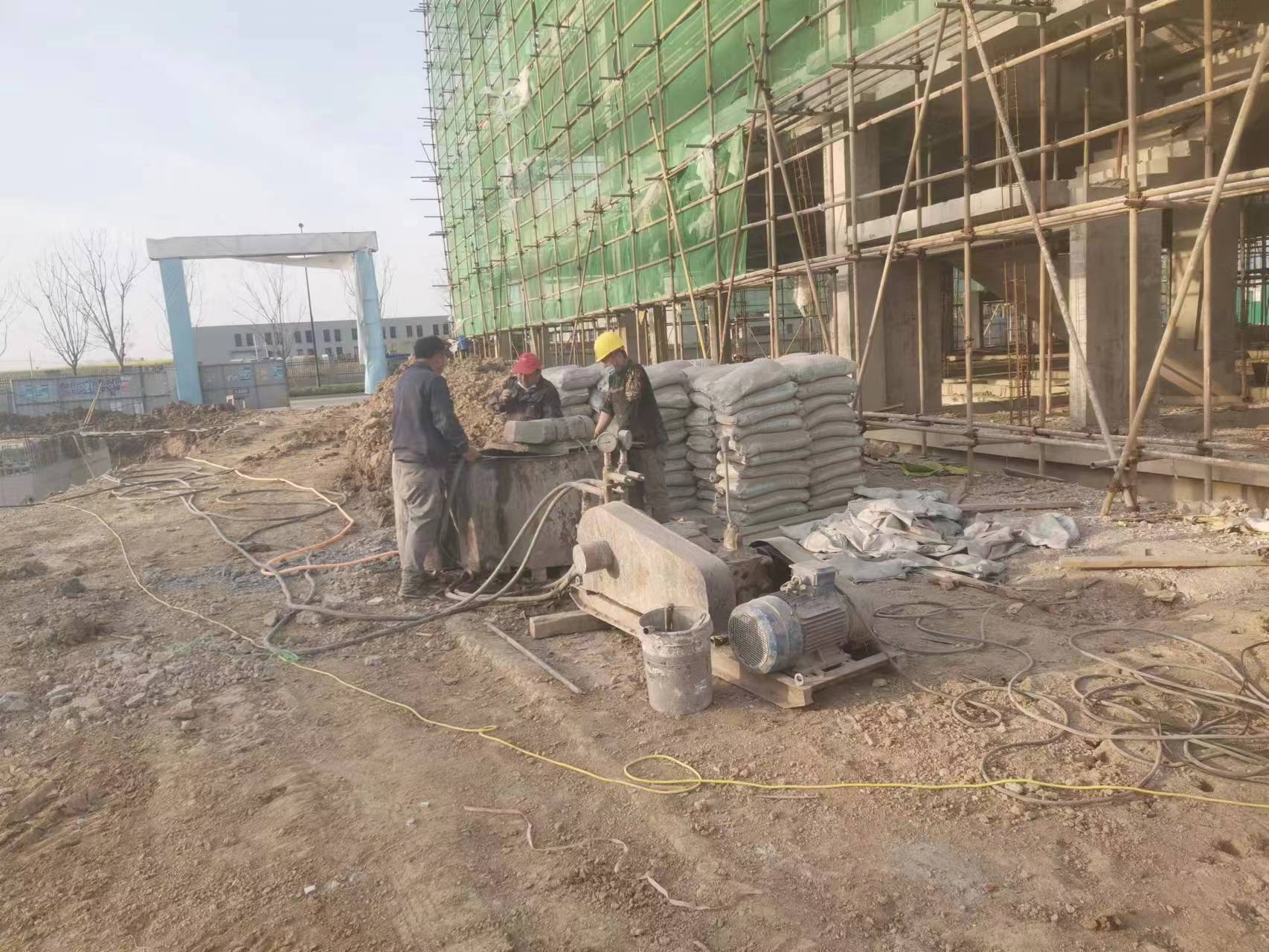 宁乡别墅下沉注浆